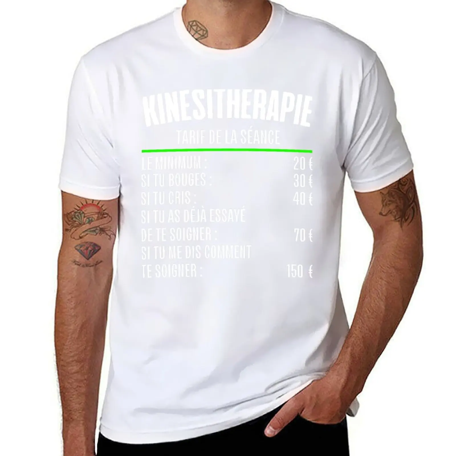 Humor Physiotherapeut Physiotherapie Preis T-Shirt Klassisches grafisches Kurzarm-Oberteil