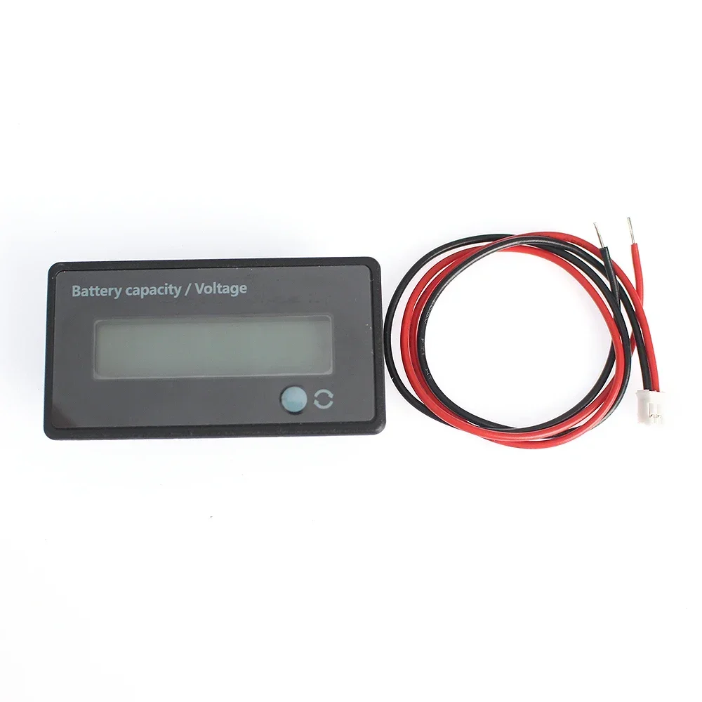 12V/24V/36V/48V Lead Acid Lithium Battery Capacity Indicator Car Motorcycle Digital Voltmeter Voltage Tester Meter Tool GY-6D