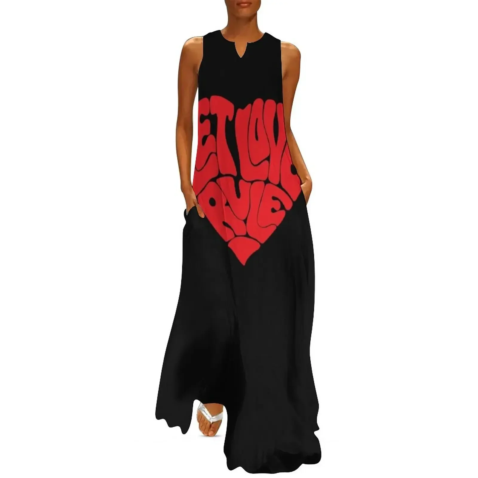 

Let Love Rule - Lenny Kravitz Classic Long Dress summer woman dress 2025 Cocktail of dresses dress for woman