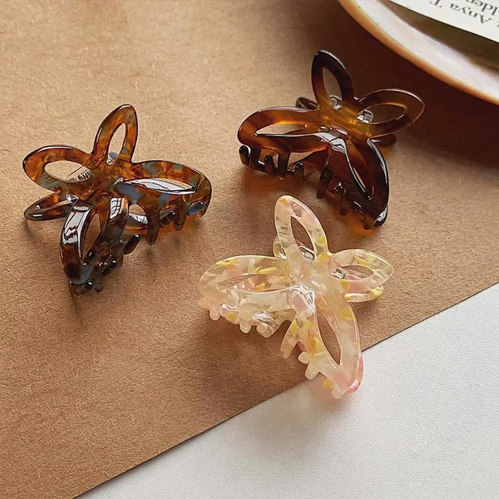 Fashion Sweet Hollow Butterfly Hair Clip Fairy Acetate Modeling Tool Women Hair Accessories for Women Girls