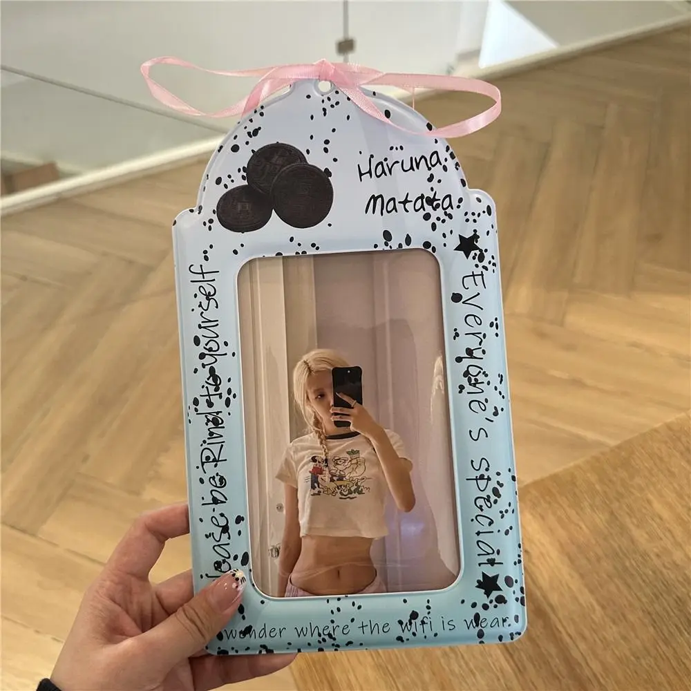 

Защитный рукав Idol, держатель для фотокарт, ПВХ, мультяшный чехол для карт A5, АБС-пластик, Y2k, защитный чехол для фотографий, школьные канцелярские принадлежности