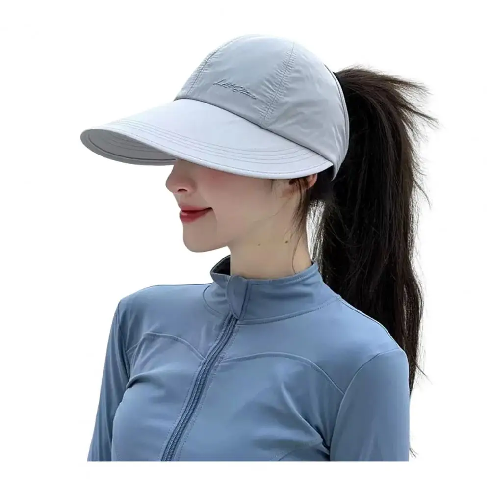 

Women Baseball Hat Extended Brim Sun Protection UPF Quick-Dry Adjustable Fit Outdoor Baseball Cap Travel Riding Hat Summer Cap