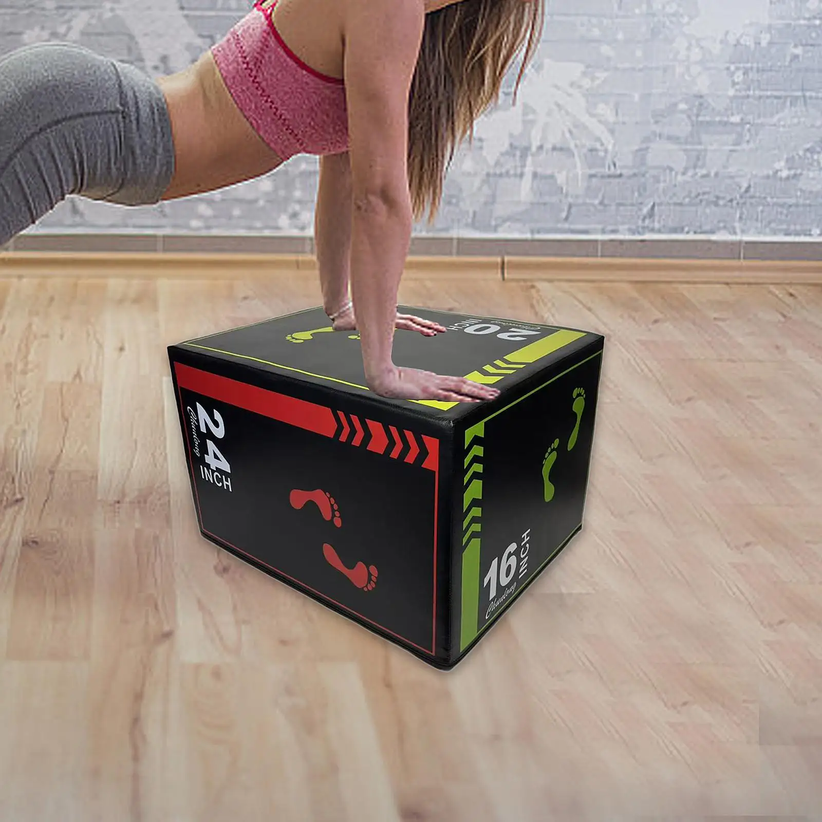 Plyometrische springbox Antislip oefening Step-up box voor oefening Behendigheid Krachttraining Home Gym