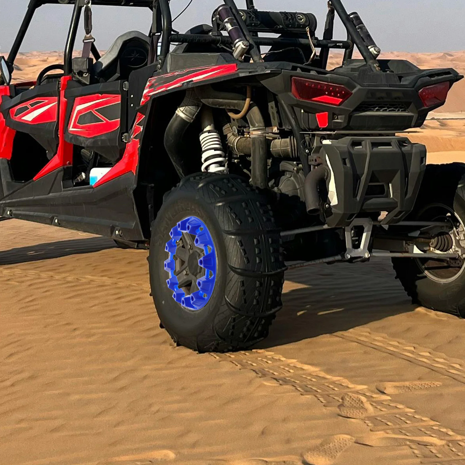 Elegante coprimozzo ruota da 10 pollici per Atv Facile installazione Protezione per cerchioni in plastica resistente Protezione per cerchioni Atv per esplorazione fuoristrada