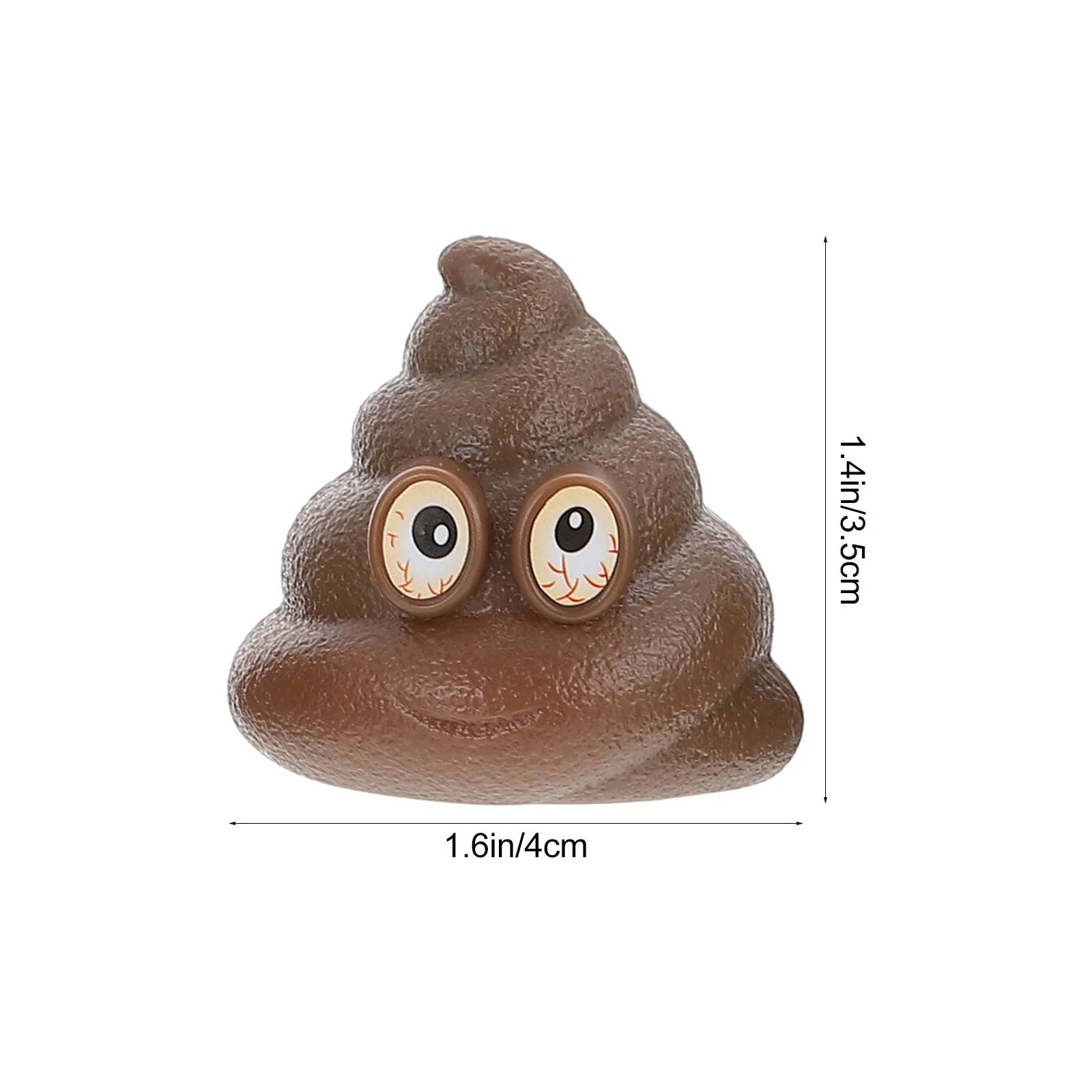 40 Pcs Poop Toys Playset Game Kids Funny Shape Throwing Plastic Realistic Prank Stress Reliever Child