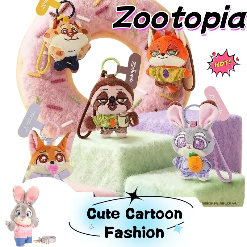 

Ремешок Zootopia, милый модный мультяшный персонализированный креативный плюшевый ремешок для телефона для мальчиков и девочек, подарок на день рождения для друзей