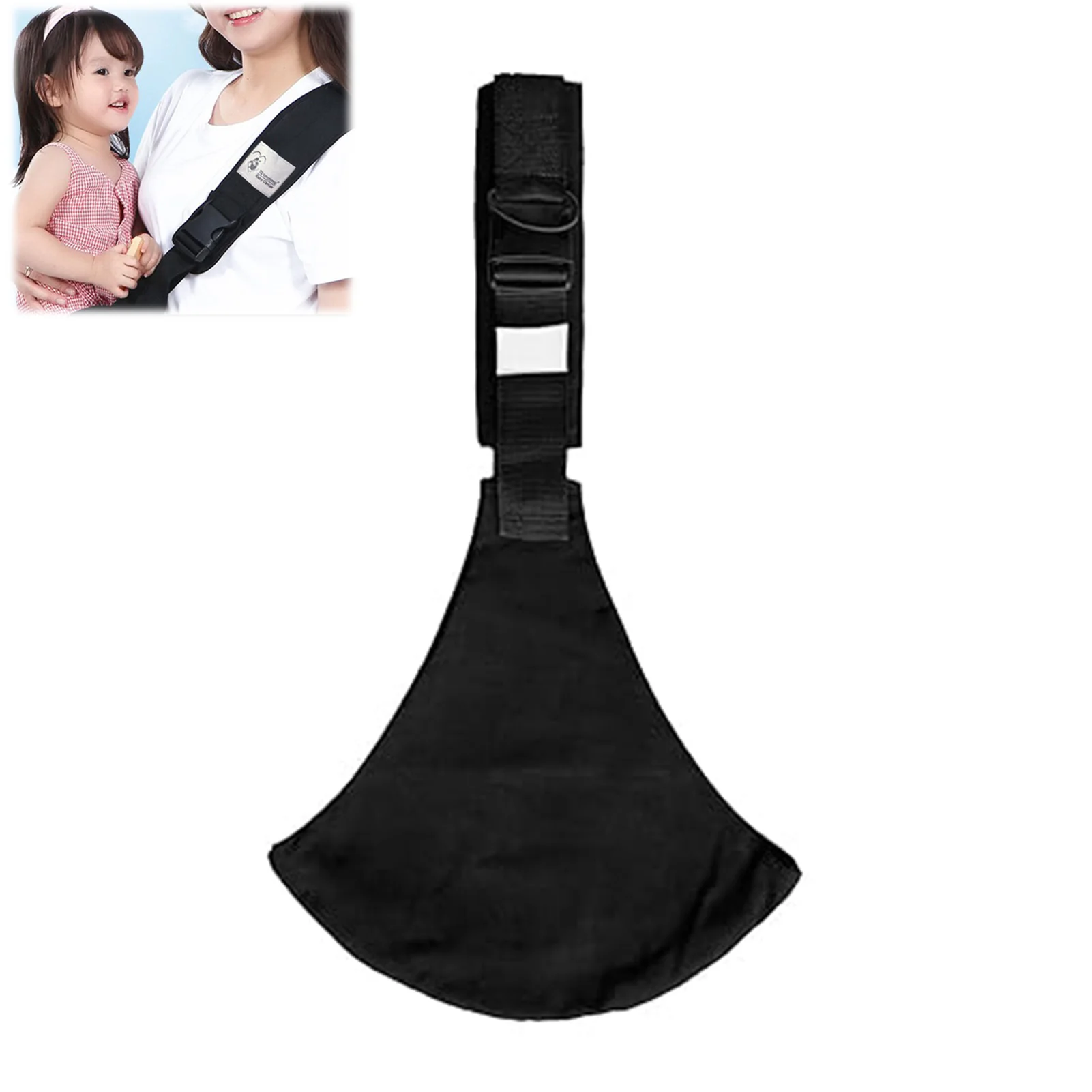 Adjustable Baby Sling Carrier Quick In and Out Convenient to Carry Tool Suitable for On-The-Go Families