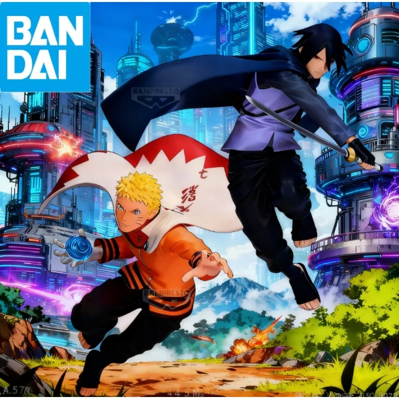 

В наличии Аутентичные Bandai Spirits Naruto Boruto Next Generations VS Series Наруто Узумаки Саске Учиха Призовая фигурка Модель