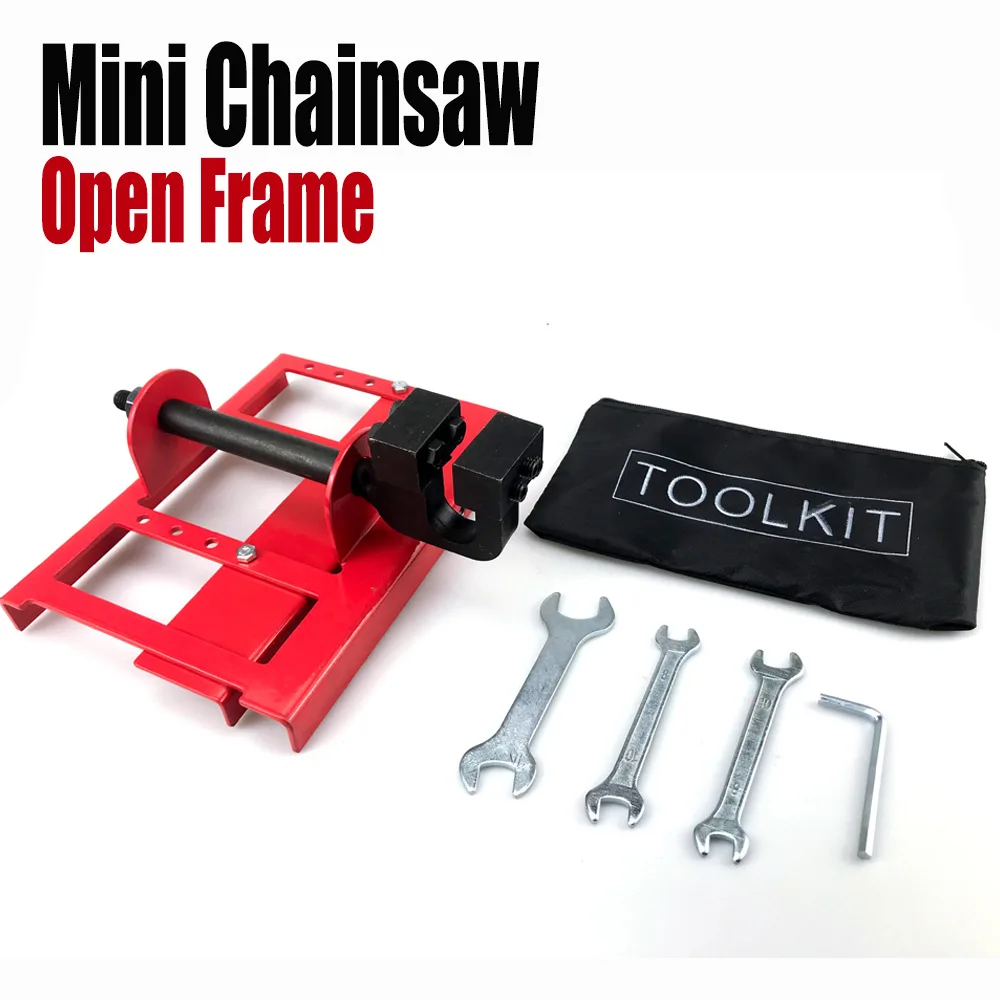 Mini chain saw slitting frame vertical cutting slitting frame labor-saving portable woodworking chain saw accessories tools