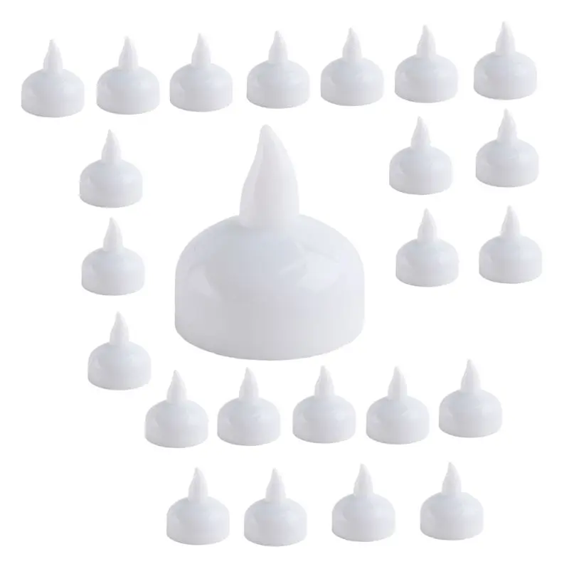 ABUL-24 Pack Waterproof Flameless Floating Tealights, Warm White Battery Flickering Led Tea Lights Candles - Wedding, Party, Cen