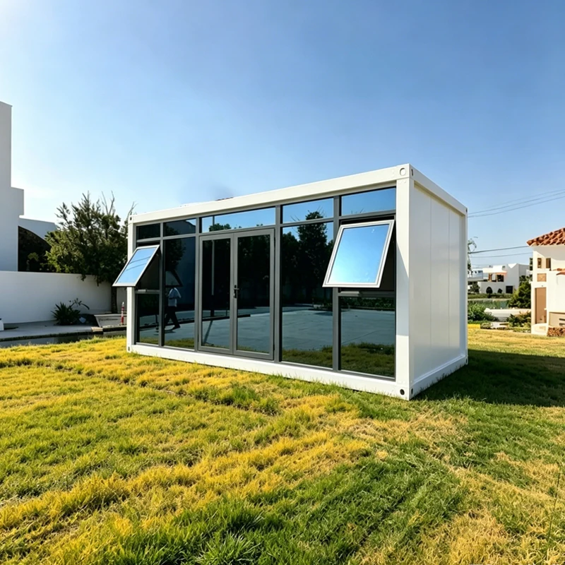 Flat Pack Container House Z Folding Modular Eco-Friendly Portable Building 10-Min Quick Build Structural Unit
