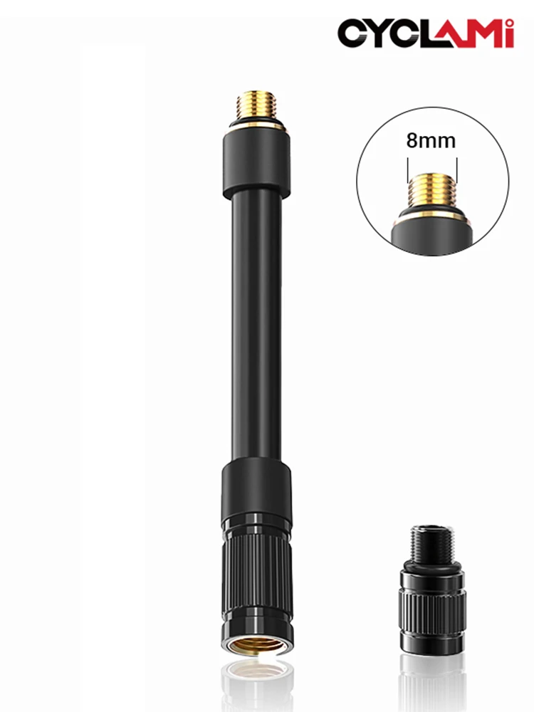 AliExpress UK CYCLAMI 8mm Bicycle Air Pump Extension Tube Pump Bicycle Hose Air Pump Connector Bike Air Pump Tire Inflator