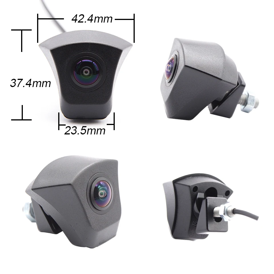 For Audi A6 C7 A4 B9 Q3 A5 Q5 A1 A3 A7 TT Q2 Q7 Waterproof HD CCD Night Vision Fisheye Lens Car Logo AHD 1080P Front View Camera