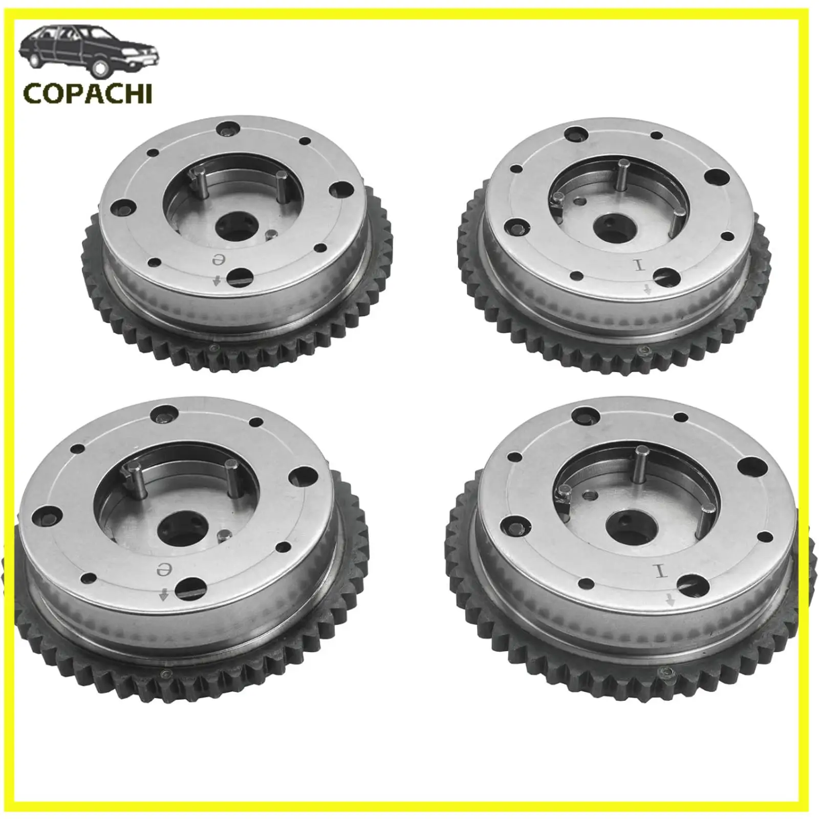 4pcs Intake & Exhaust Engine Variable Valve Timing (VVT) Sprocket  for Ford F-150 ML3Z6C525A, ML3Z6256A Car Accessories Parts