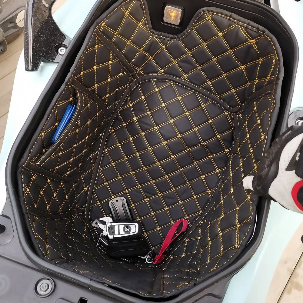 TL500 Motorcycle PU Rear Trunk Cargo Liner Protector Seat Bucket Pad for SYM MAXSYM TL 500 Maxsym TL500 MAXSYMTL 500 accessories