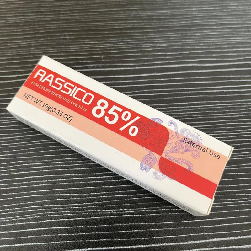 

New Arrival 85% RED RASSICO Tattoo Cream Before Permanent Makeup Piercing Eyebrow Lips Body Skin