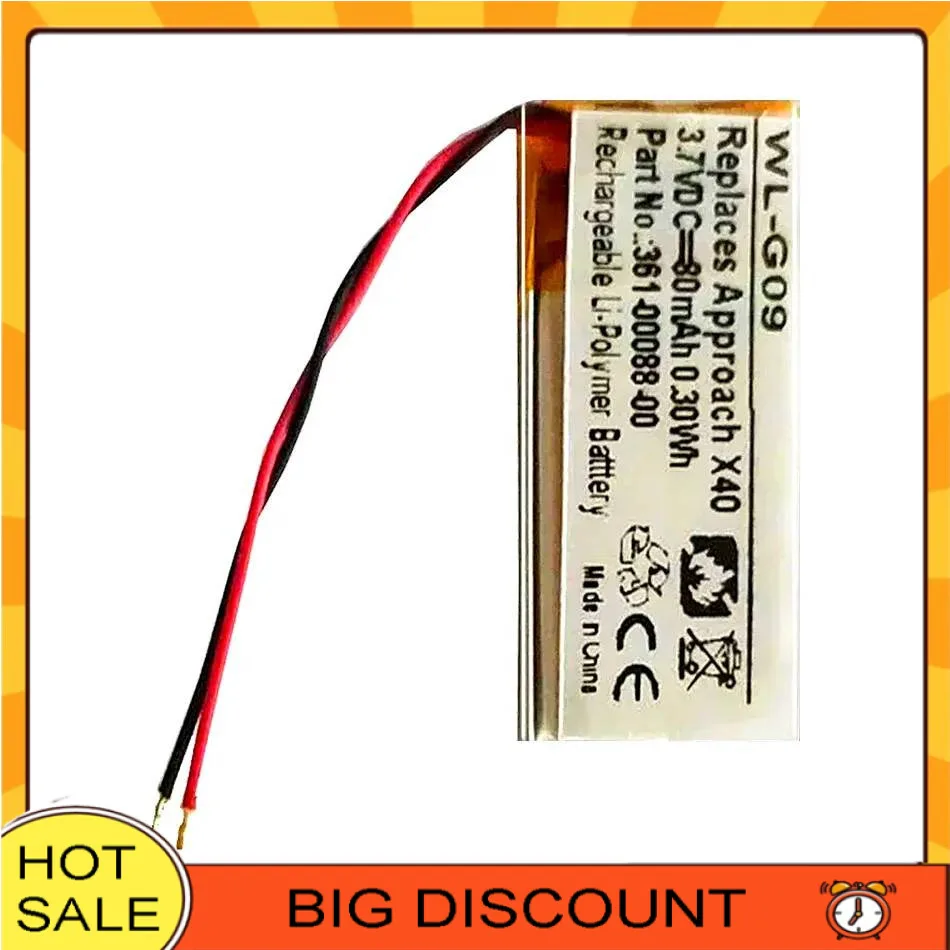 

Watch Battery Stable 80Mah For Garmin Vivosmart HR HR+ Approach X40 361-00088-00 Accumulator