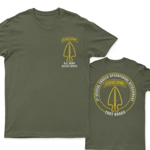 Delta Force 1st Special Forces Operational Detachment (SFOD-D) T-Shirt. Summer Cotton O-Neck Short Sleeve Mens T Shirt New S-3XL