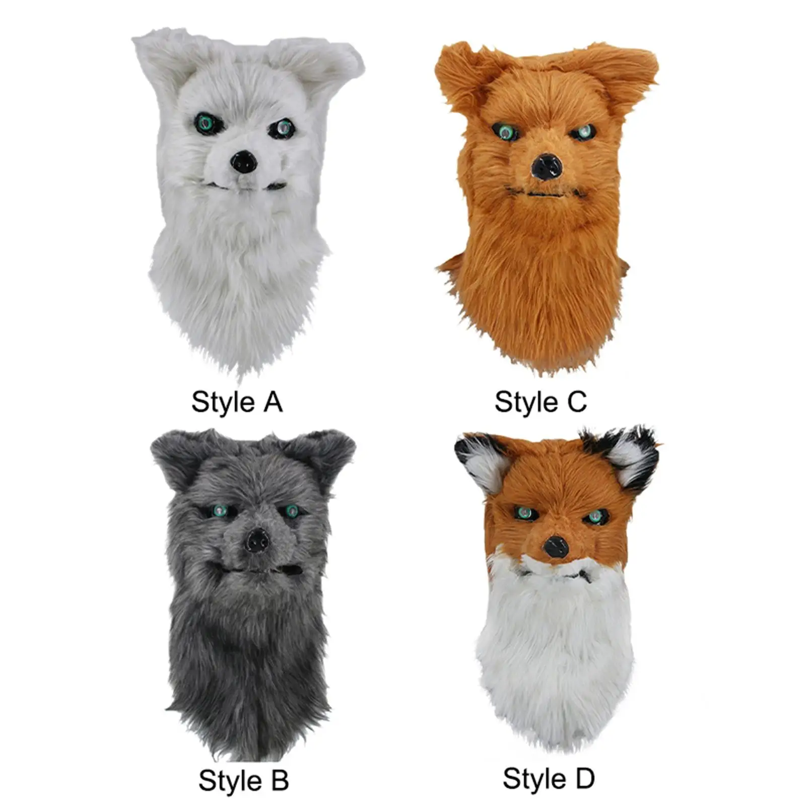 

Halloween Mask Cosplay Headgear Costume Accessories Animal Mask for Party Supplies Birthday Fancy Dress Role Playing Festival