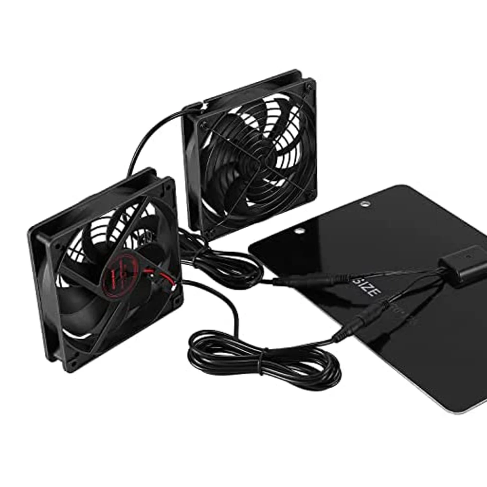 Original Standard Solar Panel Fan Kit, 10W 12V Solar Powered Fan Outdoor Waterproof, Portable Ventilator Exhaust Fan With 2M
