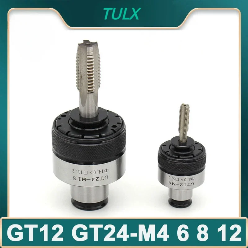 TULX MT3 MT BT30 BT for GT12 GT24 Tapping Chuck Collet M4 M6 M8 M12 Tapping Tap Chuck Telescopic Tool Holder Overload Protection