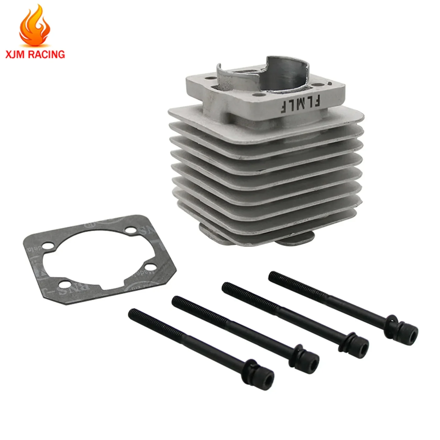 Kit de cilindro para carro rc, 4 parafusos, 29cc ou 32cc, caixa de palheta, motor para 1/5 hpi, rovan, baja, losi, mcd, dbxl, fg, gopy, redcat, peças