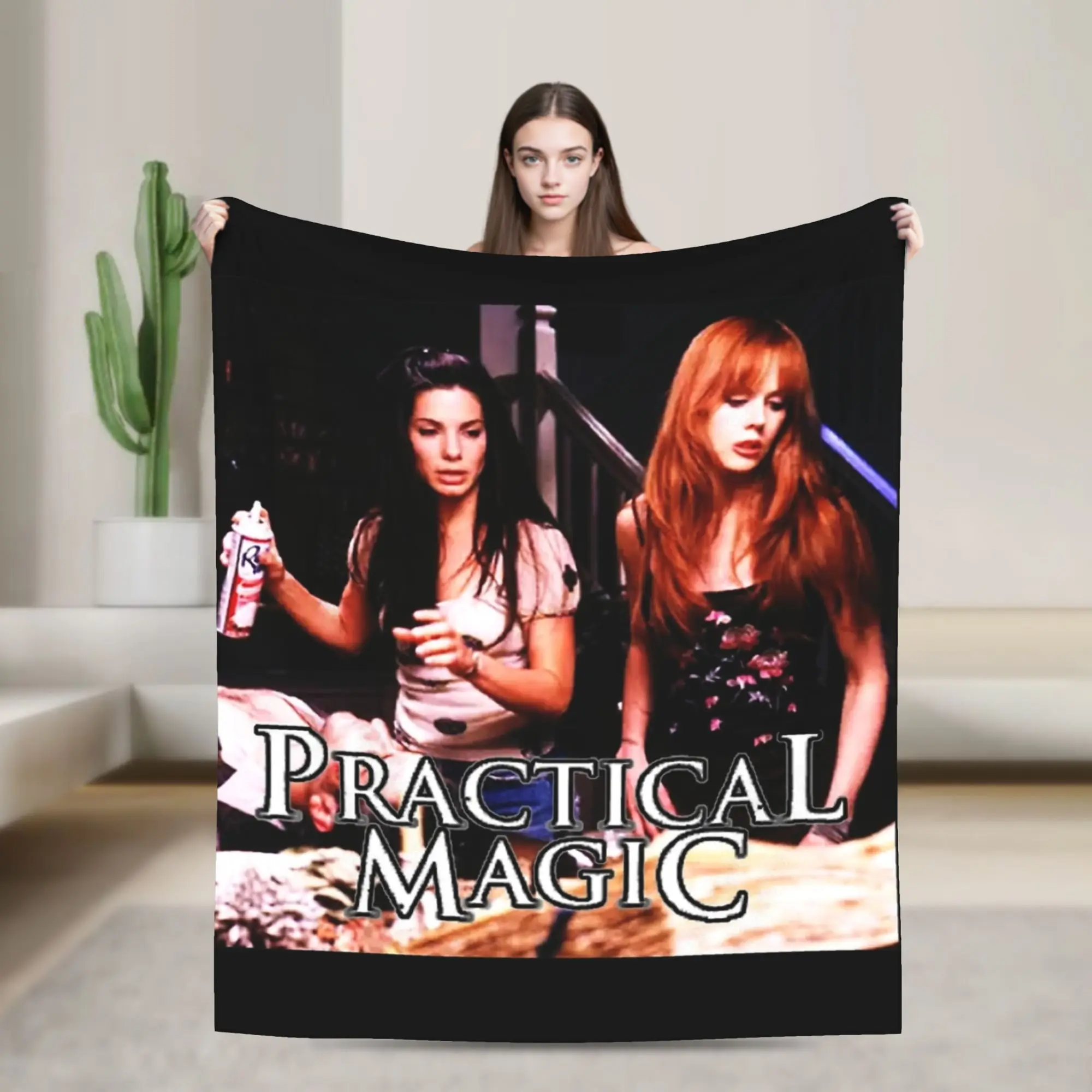 Practical Magic Blankets  Flannel Awesome Breathable Throw Blanket for Bedspread Autumn/Winter