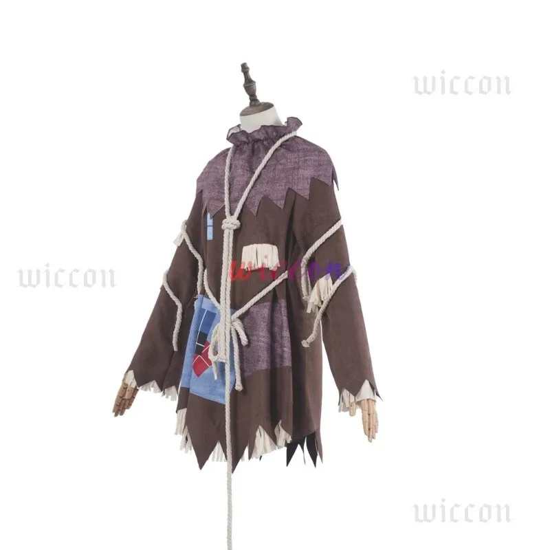 

COSda@Scarecrow Cosplay Costume Halloween Wizard Of Scarecrow Outfit Stage Performance Boys Girls Kindergarten Party Dress Up Ou