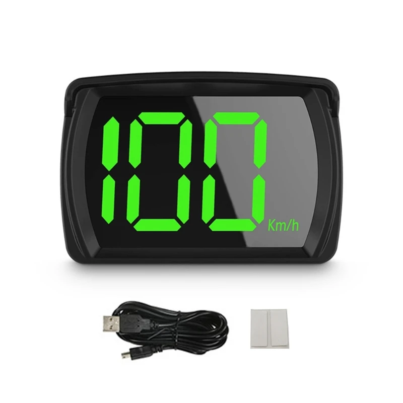 LED HUD Car Head Up Display 2.8 Inch Screen Digital Speedometer Display Alarm On Windshield Dropship