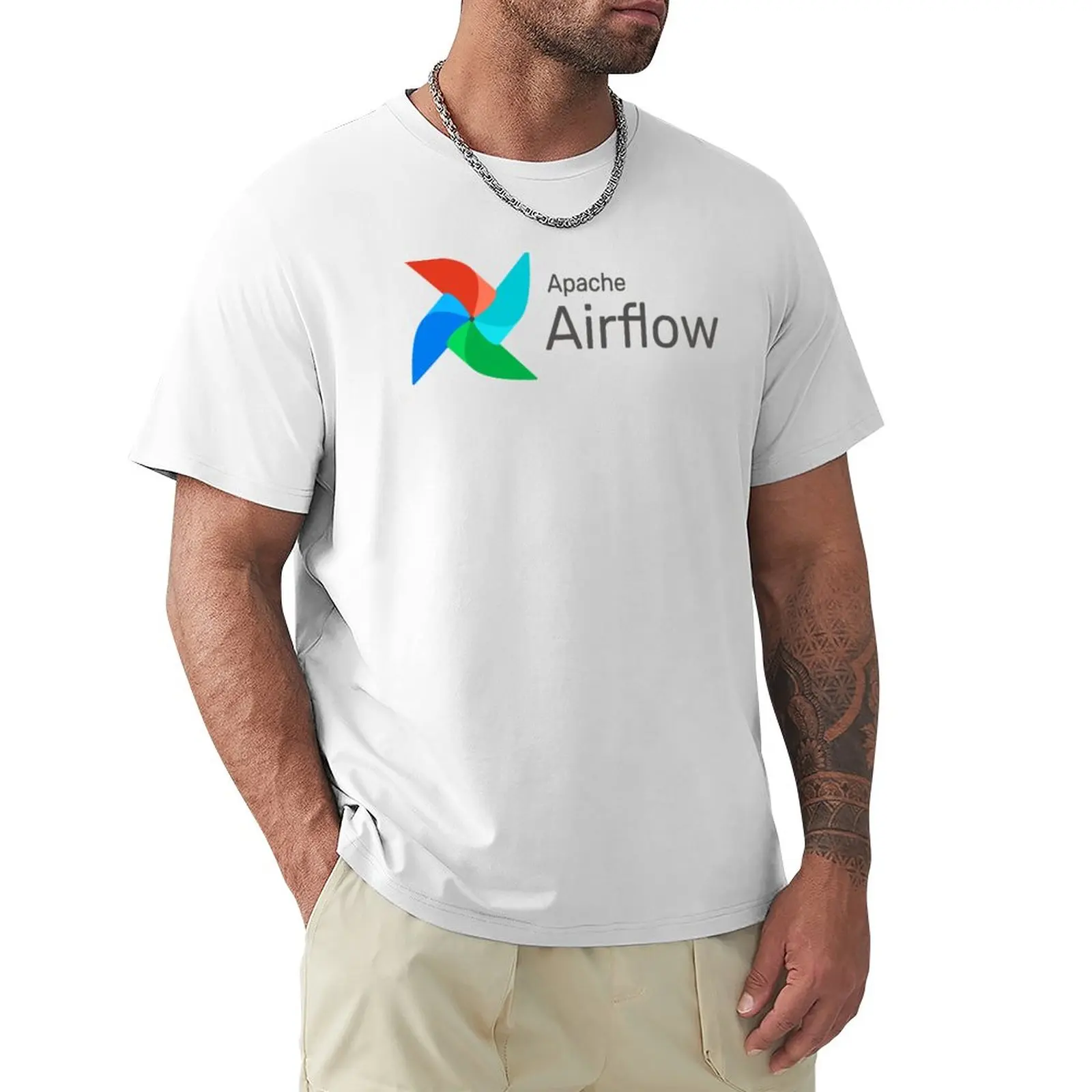 Apache Airflow T-Shirt plain hippie clothes mens t shirts casual stylish