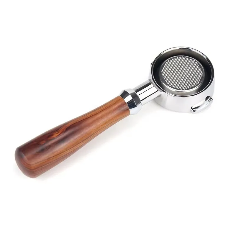 Top Manufactured Espresso Machine 58mm Bottomless Espresso Machine with Wooden Handle Kitchen Accessories