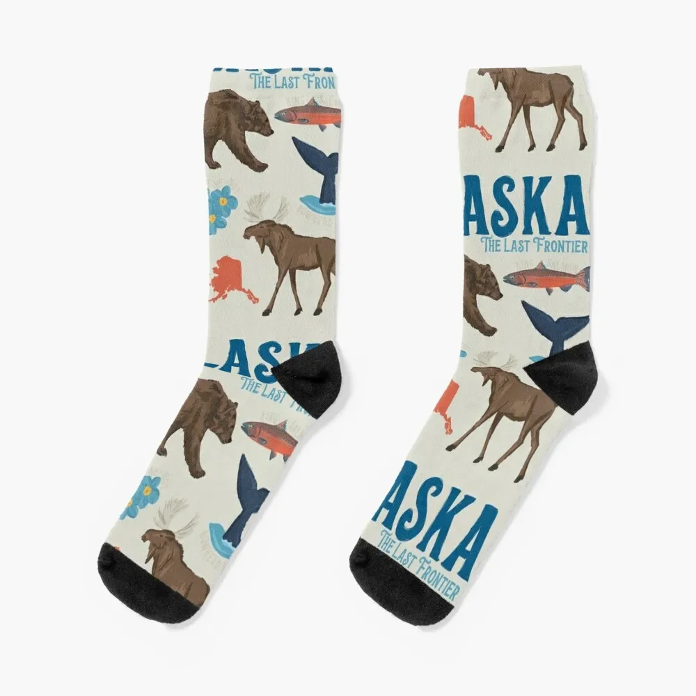 Alaska Socks funny gifts fashionable essential Socks Men Women's