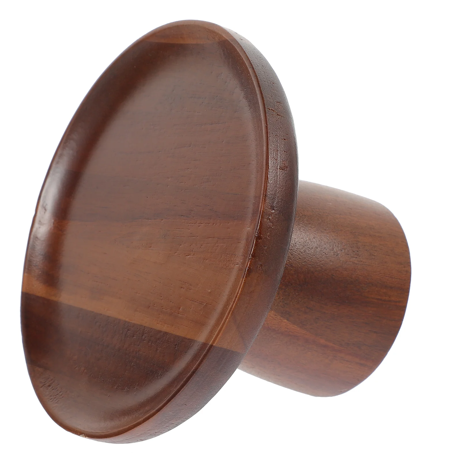 

Wooden Cake Stand Party Holder Plate for Display Round Pans Desktop Tray Dessert Decorative