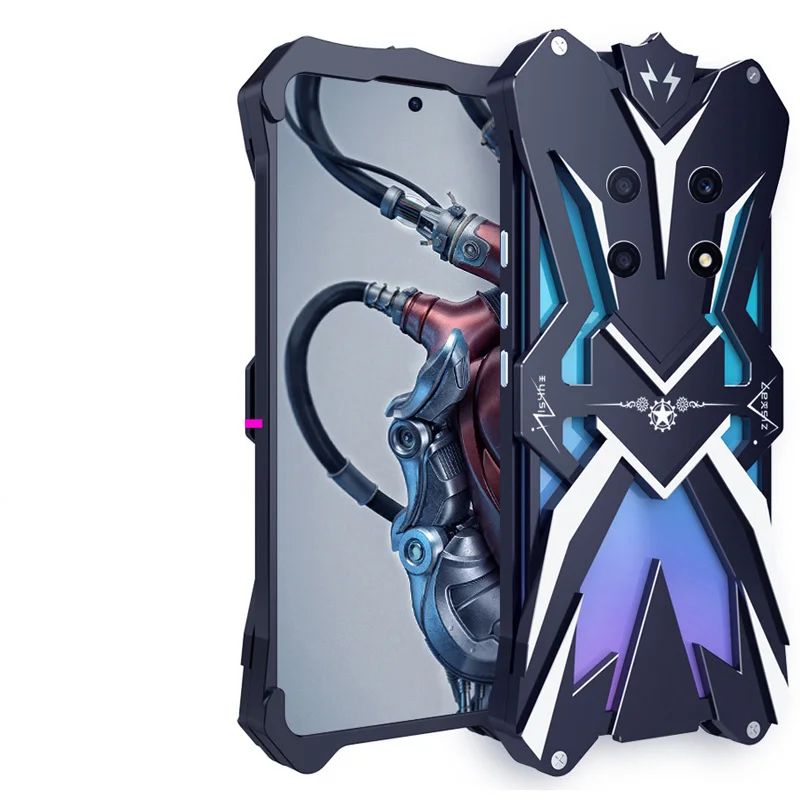 

Original Zimon Luxury Thor Heavy Duty Armor Metal Aluminum Mobile Phone Case Covers For Honor X30i X40 Gt Cover Cases