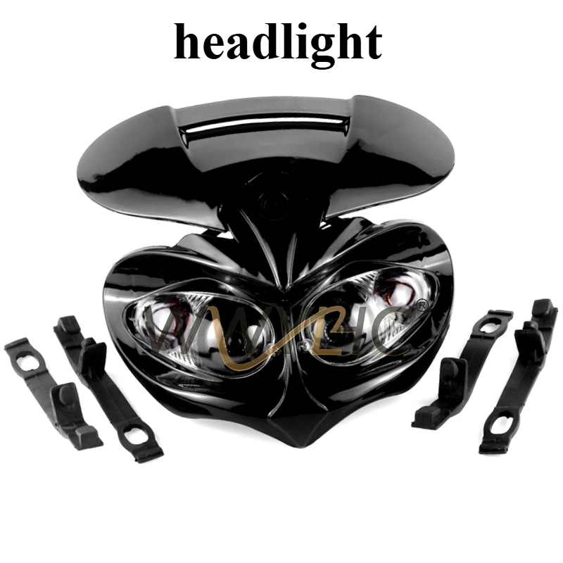 

Подходит для фар Little Flying Eagle Apollo Small High Race Off-Road Motorcycle Ghost, фонарей с четырьмя глазами, фонарей «кошачий глаз»