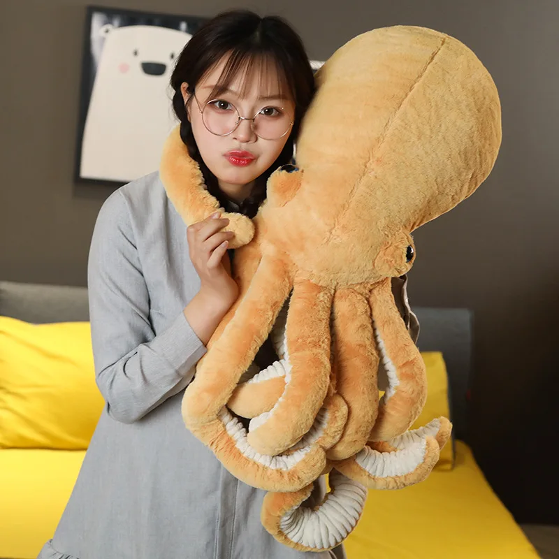 30-90cm Large Size Toy Octopus Plush Toys PP Cotton Stuffed Animals Doll For Children Girls Home Decoration Birthday Gifts