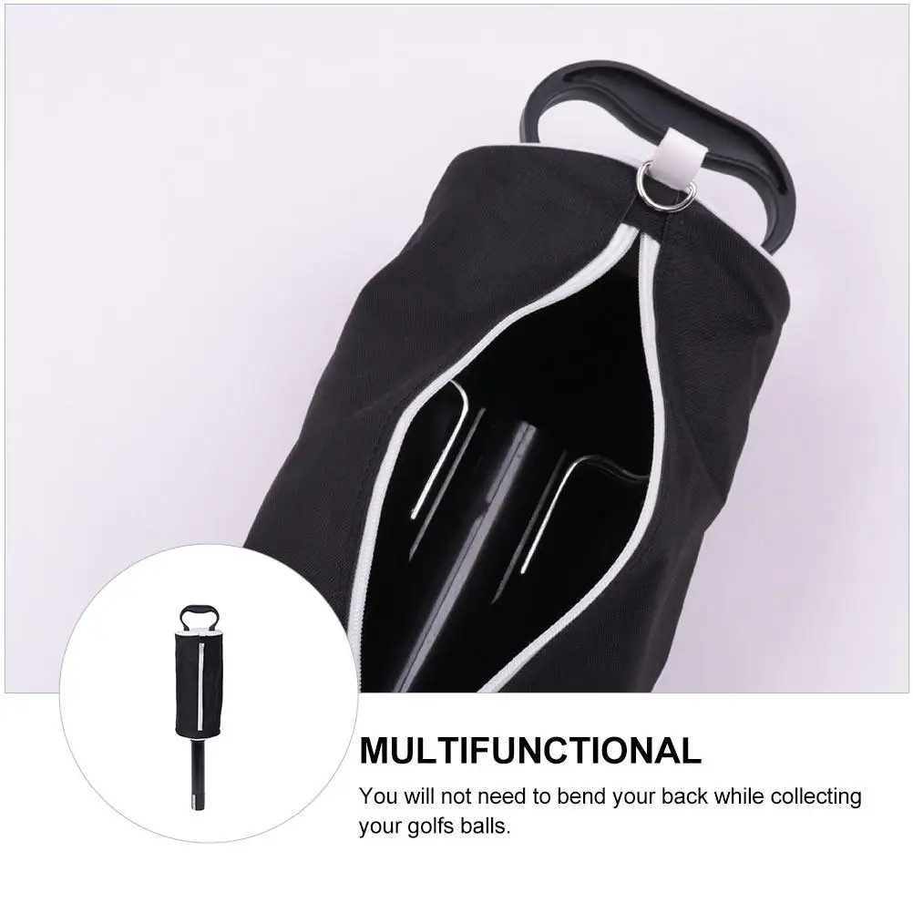 Portable Professional Design Detachable 70- Golf Pick-up Tube Heavy Duty Retriever Bag Storage Collector Course