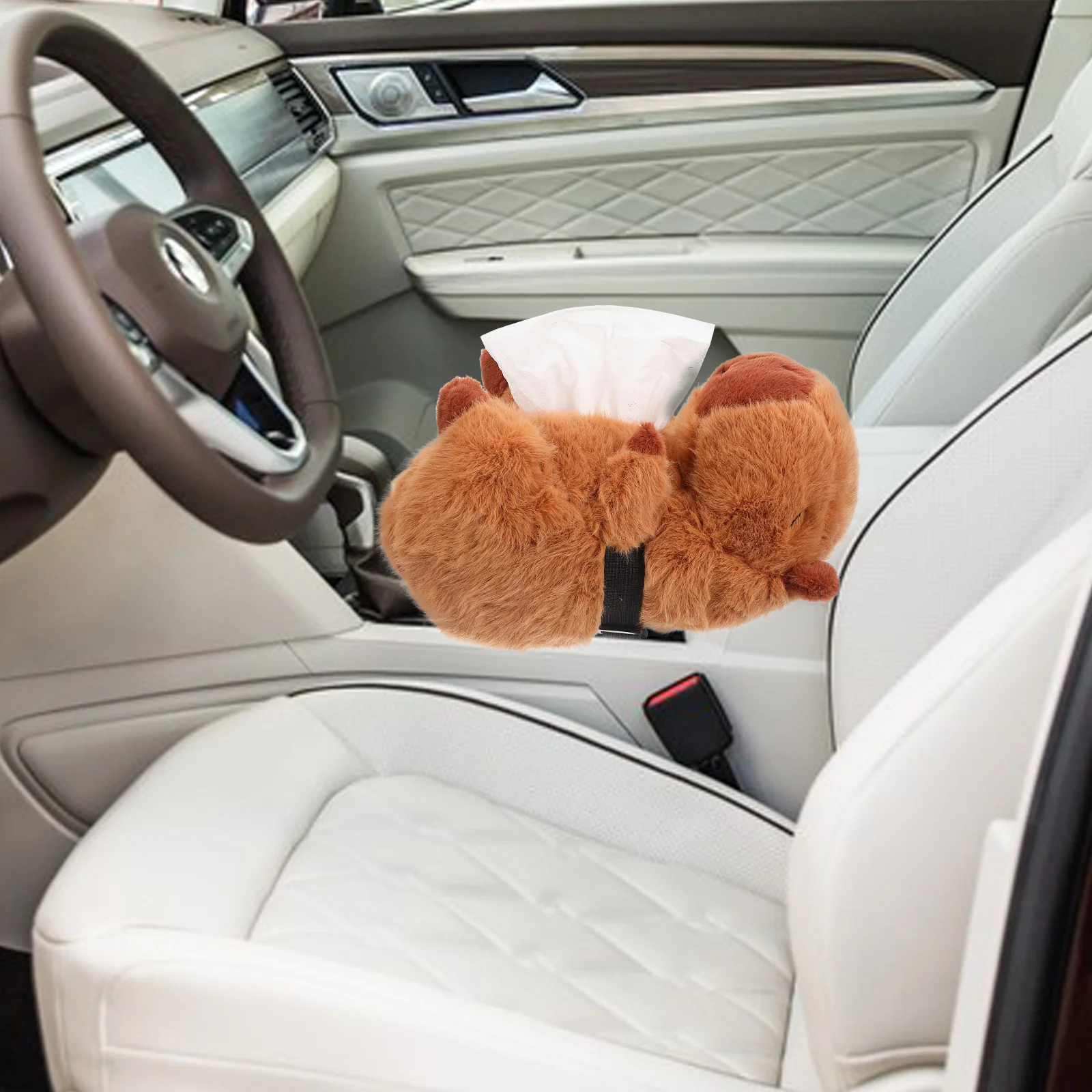 

Cartoon Tissue Box Automobile Holder Organizer inside The Backseat Case Cute