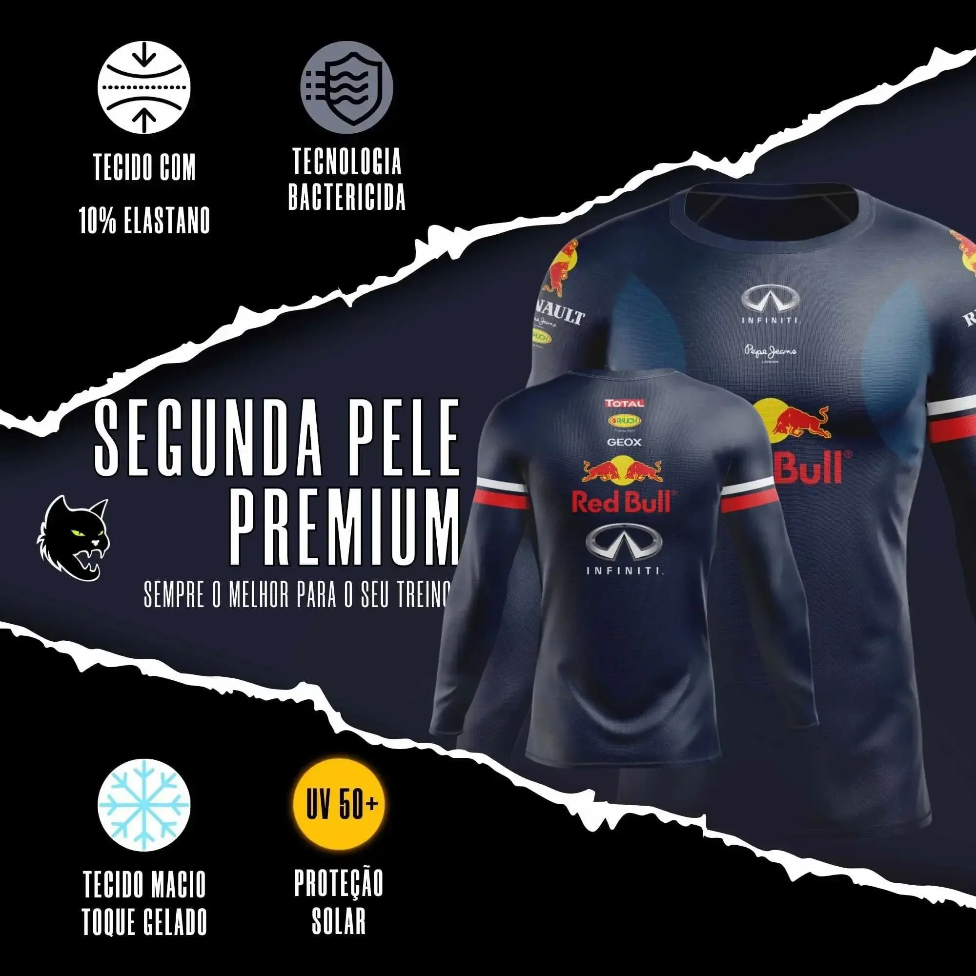 

2025 Men's Quick-drying New Long-sleeved T-shirt F1 Racing High-end Luxury Long-sleeved Comfortable Casual Sports T-shirt Moto
