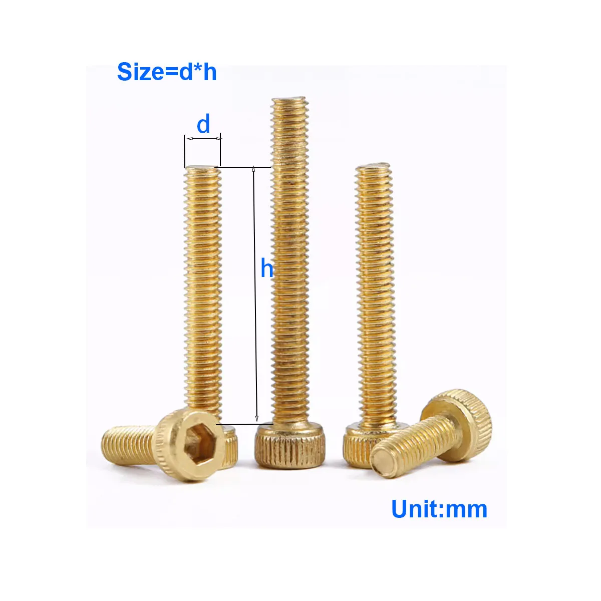 

Brass Socket Head Screw/Extended Cylindrical Head Bolt M2M2.5M3