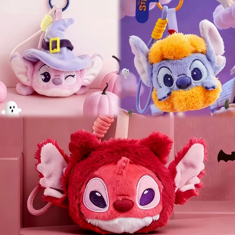 

Новый 52TOYS Stitch Let'S Make Mischief Series, плюшевый ремешок для телефона, коллекция слепых коробок, подвеска в виде тыквы, украшение на Хэллоуин, подарки