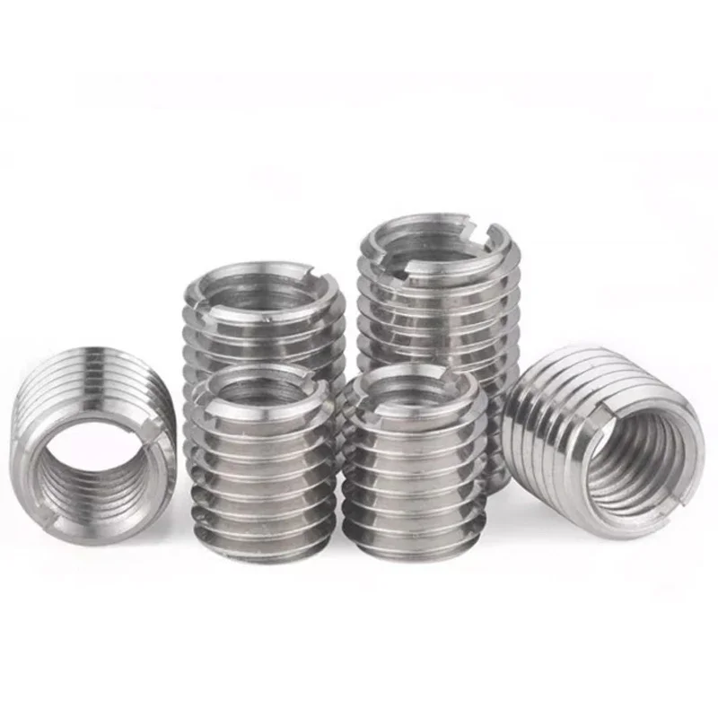 Sotted Inside Outside Thread Adapter Screw Nuts 304 Stainless Steel M2 M2.5~m5 M6 M8 M10 M12 Insert Sleeve Converter Nut Coupler