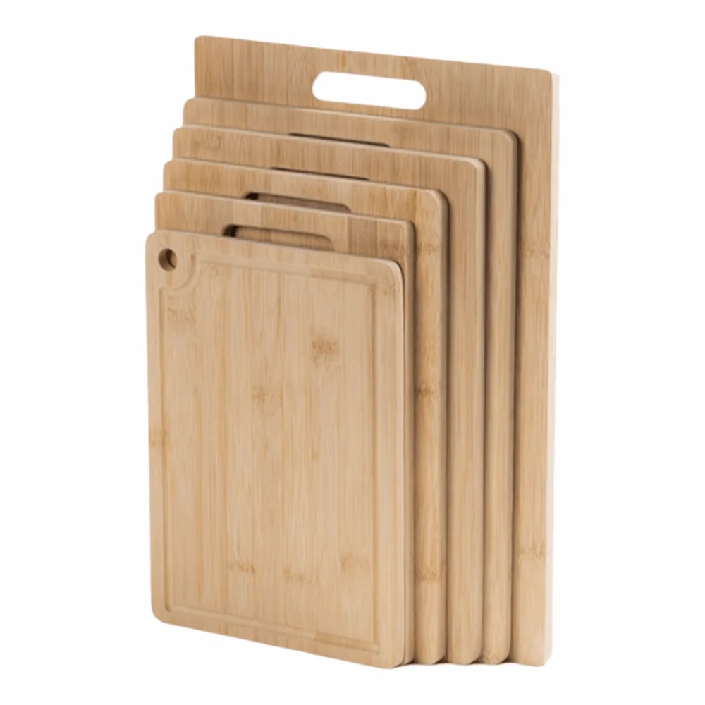 Eco-Friendly Bamboo Wooden Cutting Board Double-sided Portable Vegetable Cutting Board Durable Cutting Board Mats Picnic