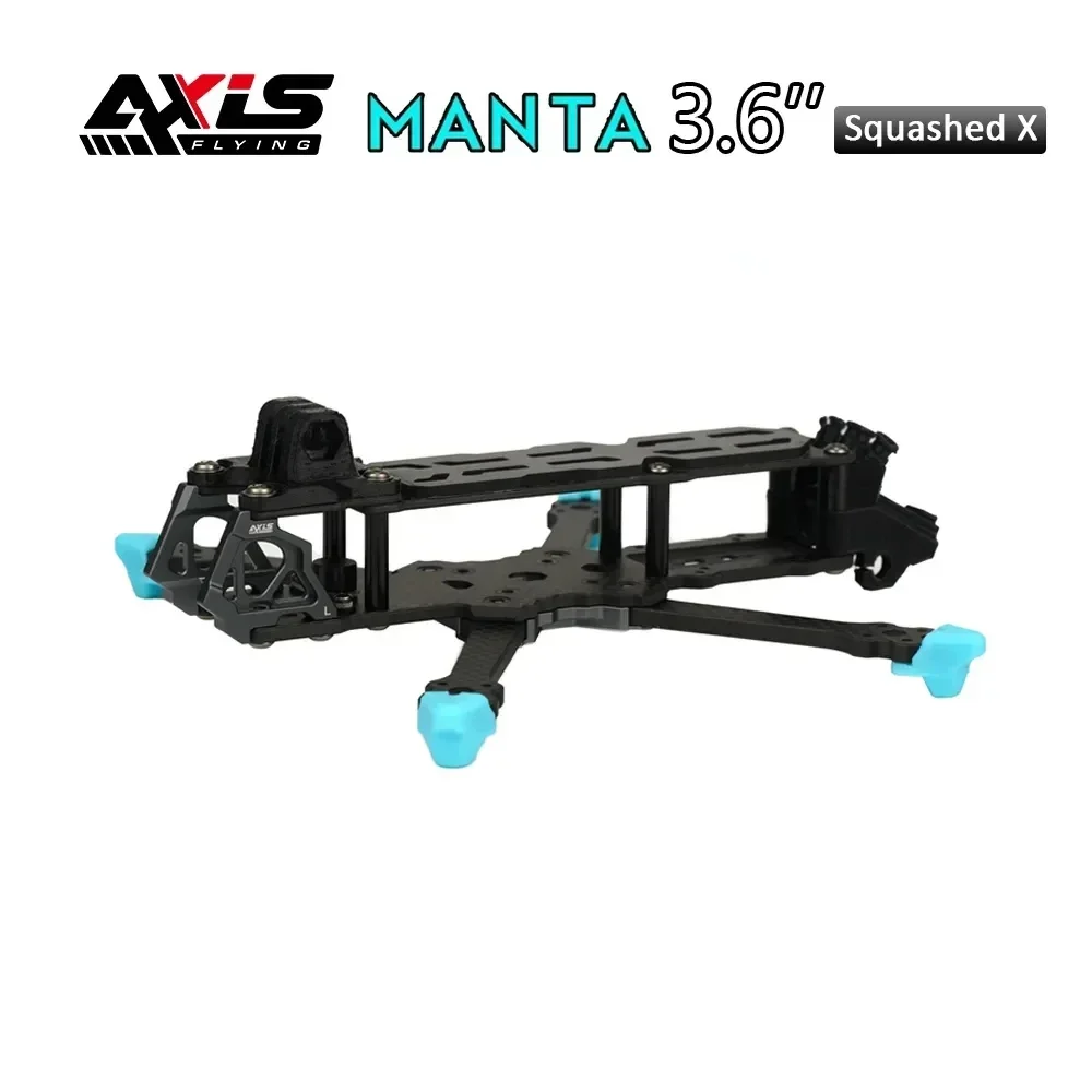 Axisflying MANTA 3.6 Inch 3.6'' Drone Frame KIT Wide X Shaped 162mm Wheelbase Flight Stability For DJI O3 FPV Freestyle Drone