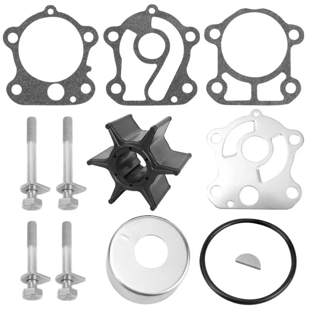 Complete Water Pump Impeller Replacement Kit Maintenance Set for Yamaha 75-90HP Outboard Motors