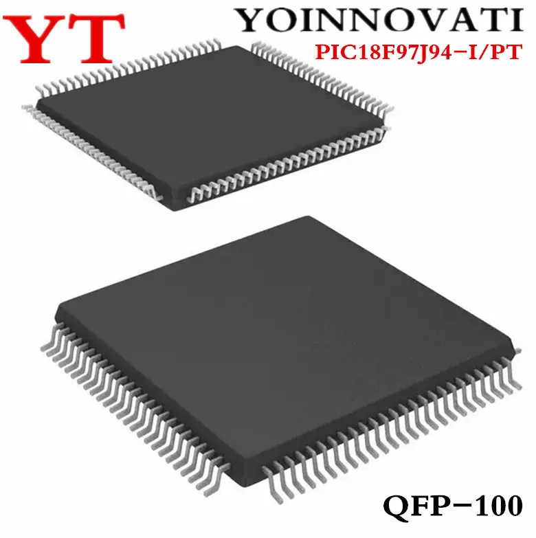 

5pcs/lot PIC18F97J94-I/PT PIC18F97J94 MCU 8BIT 128KB FLASH 100-TQFP Best quality.