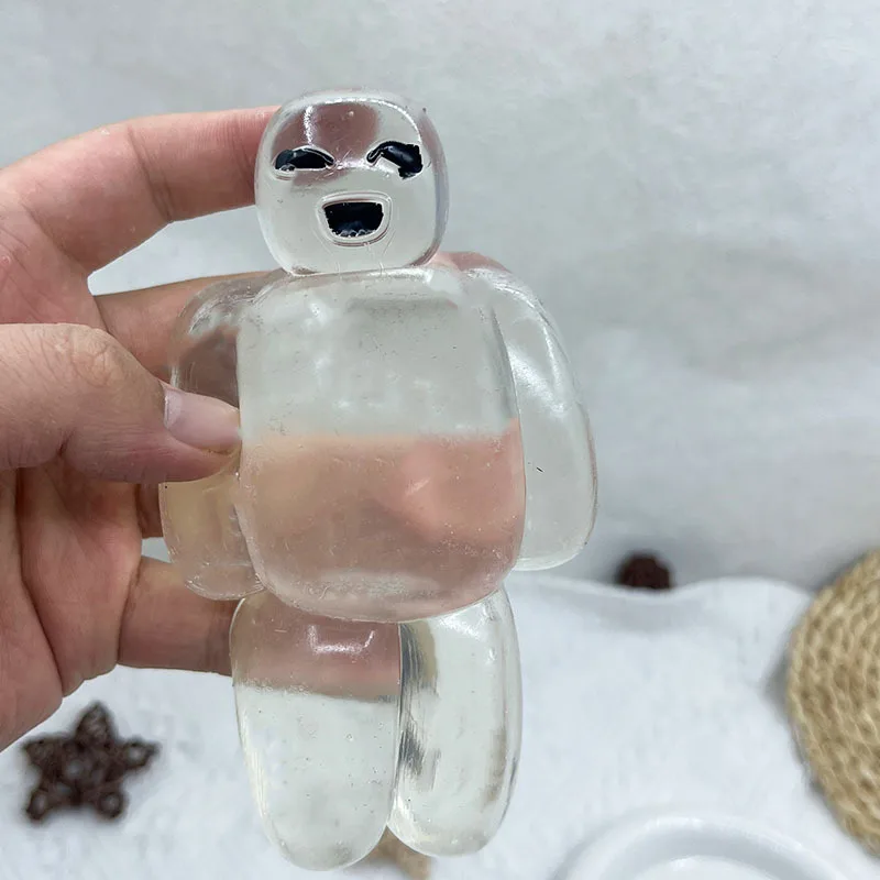 1 pçs robô squeeze brinquedos super macio e bonito descompressão e liberação lento rebote brinquedo presente de aniversário juguetes