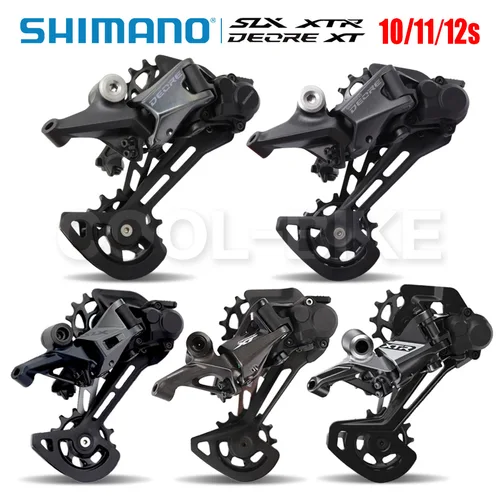 Shimano DEORE SLX XT XTR RD M5100 M5120 M6100 M7100 M7120 M8100 M9100 Desviadores traseros 10v 11v 12v MTB