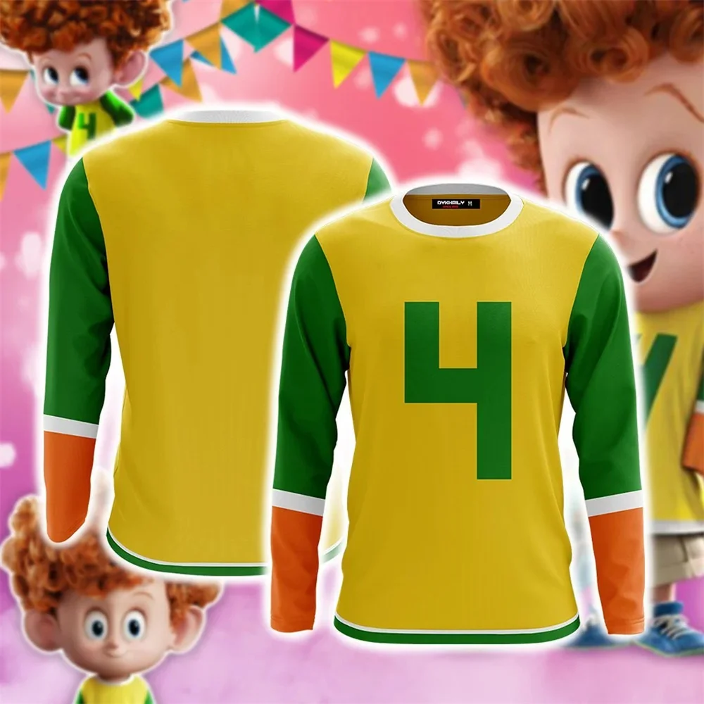 Johnny Dracula Cosplay Hotel Cartoon Movie Transylvania Football Jerseys Long Sleeve Short Party Clothes Adult Kids T-shirts