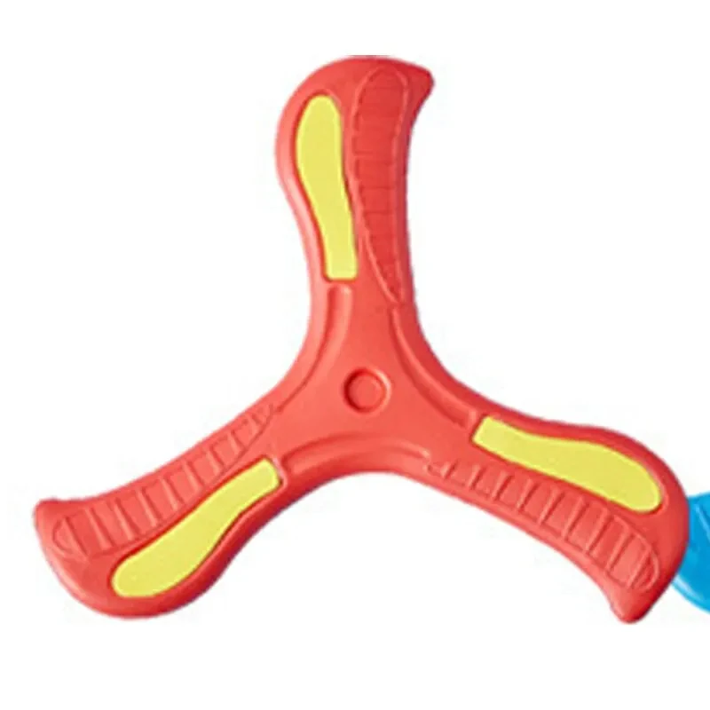 Kinderen Boomerang Zacht driebladig kruis Buitenspeelgoed Vliegende schijf Volwassen kinderen Interactief sportspeelgoed voor puzzel Decompressie Cadeau